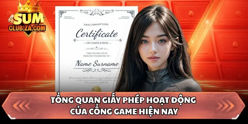 Tổng quan giấy phép hoạt động của cổng game hiện nay